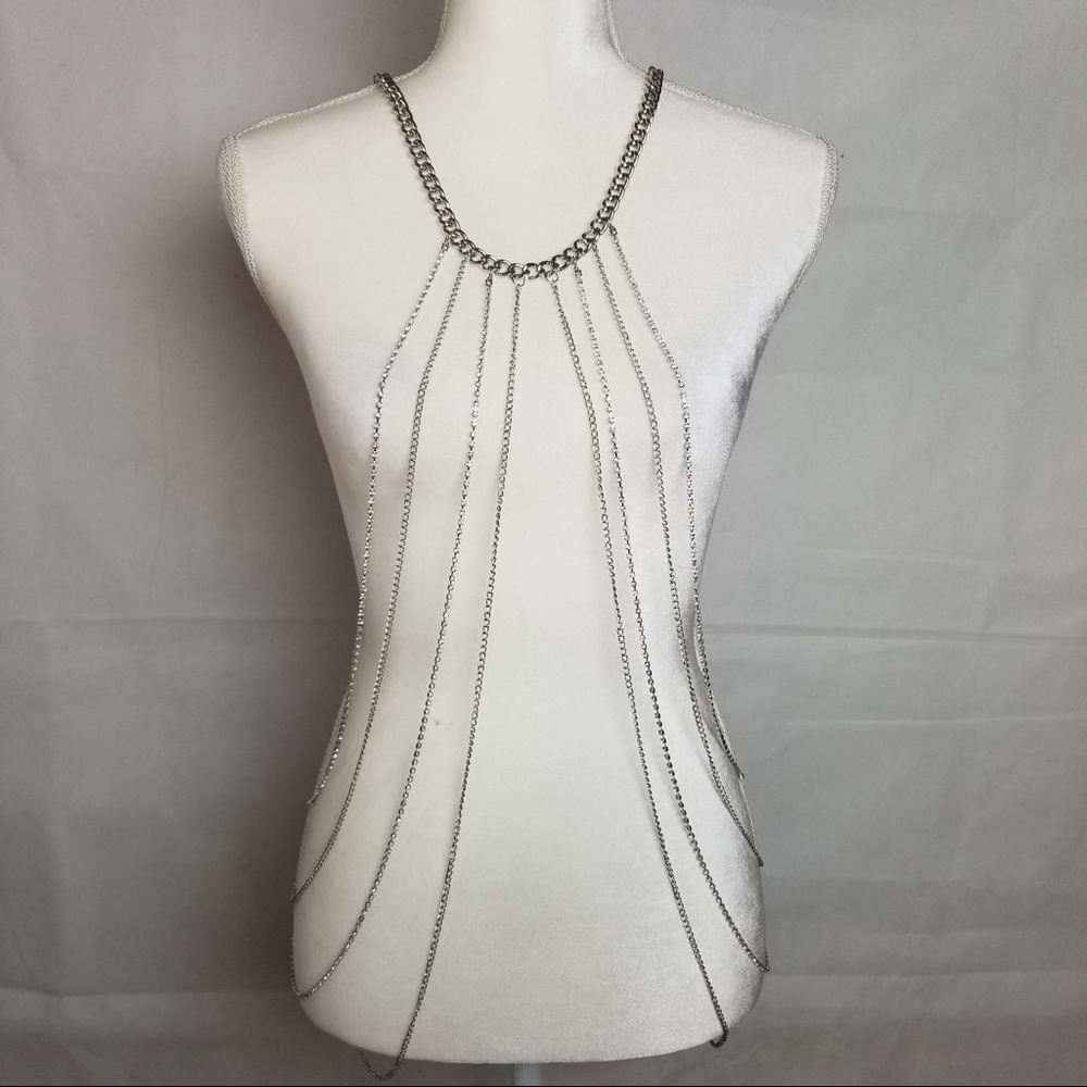 SILVER Body Chain Jewelry NEW
